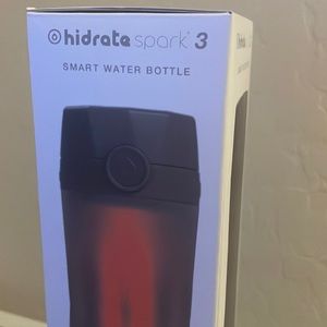 Hidrate spark 3 smart water bottle. 20oz.  Lights up to remind to drink water.